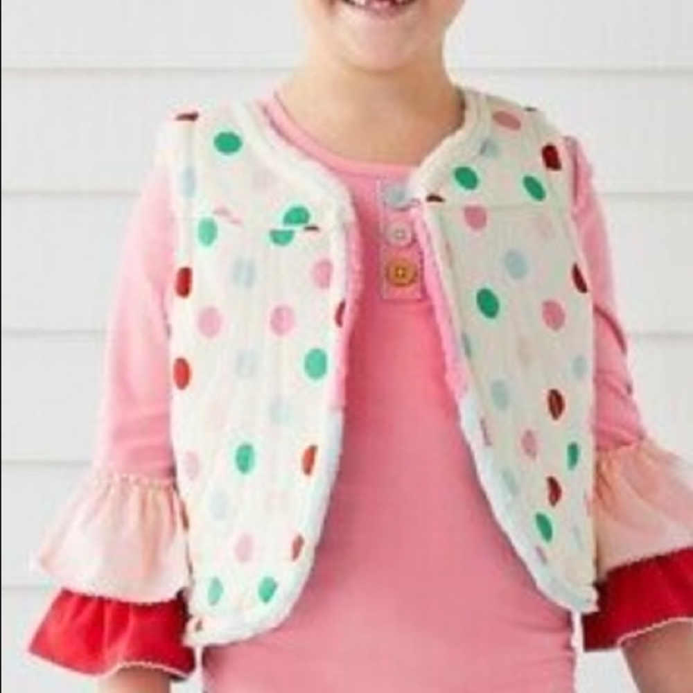 NWT Matilda Jane Gumdrop Lane REVERSIBLE vest 6